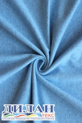 Melange Mixed Knitted Fabric (47.5% Cotton, 47.5% Polyester, 5% Polyurethane) Fleece Lined Single Jersey