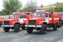 Fire Tanker Vehicle AC-(1.0-1.6)-?, Model 58811, Modification 58811J on GAZ Chassis
