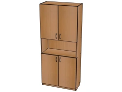 Document Storage Cabinet with Niche No. 14 / Sh14