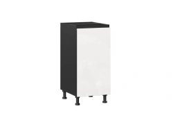 Kitchen Cabinet Facade 400 - Sherwood LD.281610.000 (Glossy White/Black)