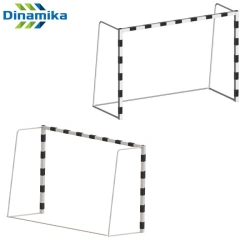 Mobile Steel Goals for Handball and Mini Football (Pair)