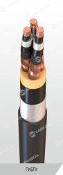 Power Cable with Copper Conductors, XLPE Insulation, 6-35kV, PvBV