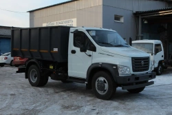 Special Dump Truck with Three-Sided Unloading SMA21B on GAZ C42R92 Chassis