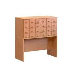 24-Drawer Archive Cabinet with PVC Edging