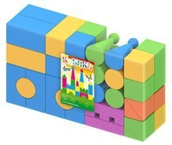 Colorful Lightweight Plastic Building Blocks Set - 38