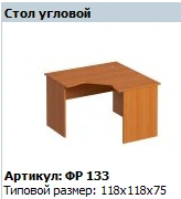 Ergonomic Corner Desk Frame (Chipboard) Model FR 427