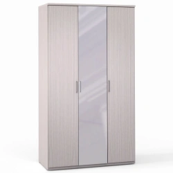 Flash Bedroom Furniture Set Wardrobe 3 Doors (1+1+1) with Mirror