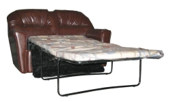 Upholstered Sofa with Wooden Frame and Armrests - Model D14