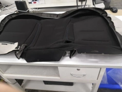 Black Fabric Rear Seat Cushion Cover 7002310XST33A8P