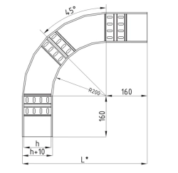 Metal Cable Ladder Type LDU