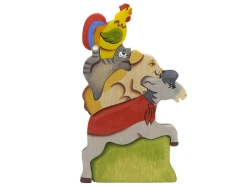 Bremen Musicians Wooden Puzzle Set - 5 Pieces 08018