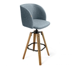 Sheffilton SHT-ST33/S93 Bar Stool with Metal Footrest