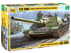 Soviet Tank Destroyer SU-100 Model Kit