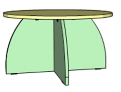 Wooden Stool for Preschool Institutions: Play Module "Stool