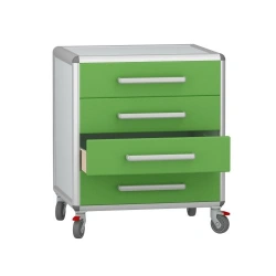 Mobile Medical Cabinet for Storage, Model DM-1-107-08.K2.F1