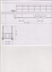 Panel Transport Semi-Trailer PP-3-2, Type P2, Modification 92298-0000010-08