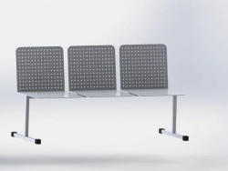 Metal Multi-Seat Bench - Custom Sizes Available