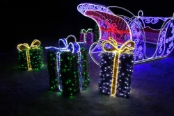 Decorative Outdoor Illumination "New Year Gift" - Stationary Light Fixture