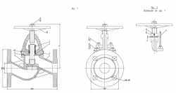 Non-Return Flanged Shut-Off Valve with Indicator DN 40 PN 10 Series 458 (KMIА.491915.001-07)