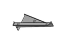 Fiberglass Components for Tram Exterior and Interior S.31Р-31.10.536КЭД Left