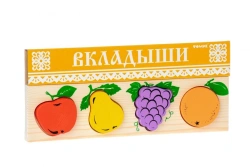 Wooden Fruit and Berry Puzzle Board (5 Pieces) Model 372-3