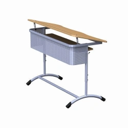 Adjustable Two-Seater Student Desk MDF Model for Growth Groups 1-7