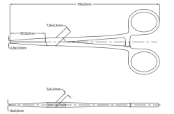 Arterial Clamp Surgical Instrument 14.0222.16