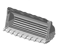 Front Loader Bucket 13m³ FLRX-150d-1200-XS115(9)-LS350-NF