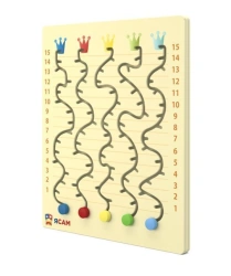 Educational Panel Made of Plywood with Colorful Enamel Finish