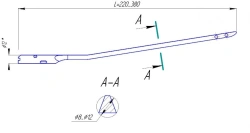 Non-Sterile Intramedullary Blocking Pin for Tibia (8mm-11mm diameters, 220-380mm length)