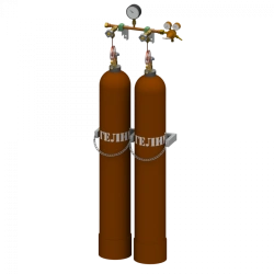 Dual Cylinder Helium Discharge Ramp RRG-2