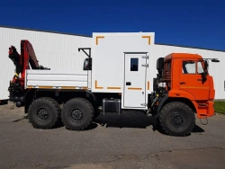 Mobile Workshop and Auto Laboratory Type 67061, Modification 67061E with Crane