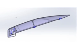 Complete Right Rear Fairing 5299-401-5602630/Z