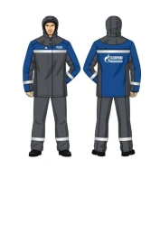 Special Protective Clothing for High Temperatures (Class 3), OPZ, Mechanical Ventilation, Cotton Fabric with Fire-Resistant Properties