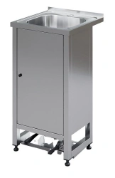 Foot-Operated Hand Washing Sink 500x500x850mm