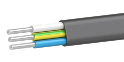 Flat Power Cable AVVG-P 0.66/1kV for Electrical Energy Transfer