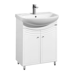 Aquaton Domus 65 White Vanity Cabinet 1A055201DO0101