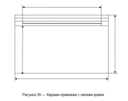 Sterile Clothing and Linen Receiver with Adhesive Edge