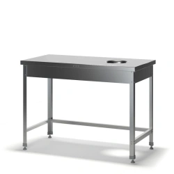 Stainless Steel and Galvanized Waste Collection Table SSO-1