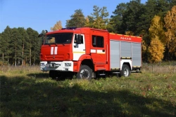 Fire Tanker Vehicle AC-(3.0-4.0)-?, Type 58812K43265, Modification 58812T on KAMAZ-43265-D5 Chassis