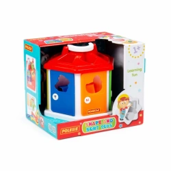 Educational Logic House Toy for Children with 18 Puzzles 6011