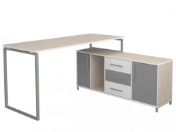 Work table KvSt17 (table with support on the cabinet)