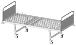 Functional Hospital Bed KФ2-01-«МСК» (МСК-102Д) with Wheels