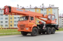 Mobile Crane KS-55713-5K-1V with 27t Capacity