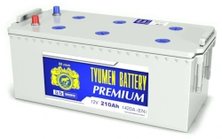 Lead Acid Starter Battery TYUMEN BATTERY 6СТ-210L PREMIUM Bolt