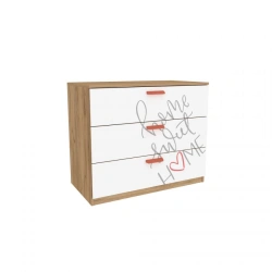 Oliver LD.524210.000 Chest of Drawer Facade Set (White)