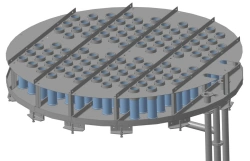 Gas Separation Stage with Direct Flow-Centrifugal Elements CPC