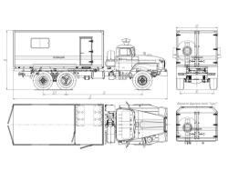 Operational Service Truck Model 5777CN on Ural Chassis 4320-74