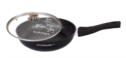 Aluminum Non-Stick Frying Pan 280mm with Detachable Handle - Kukmara Titanium Pro