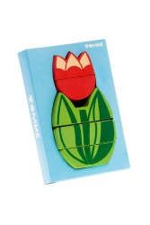 Tulip Non-Axis Stacking Toy - 5 Pieces, Model 514